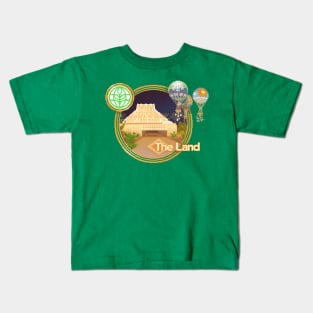 The Land Pixel Art Kids T-Shirt